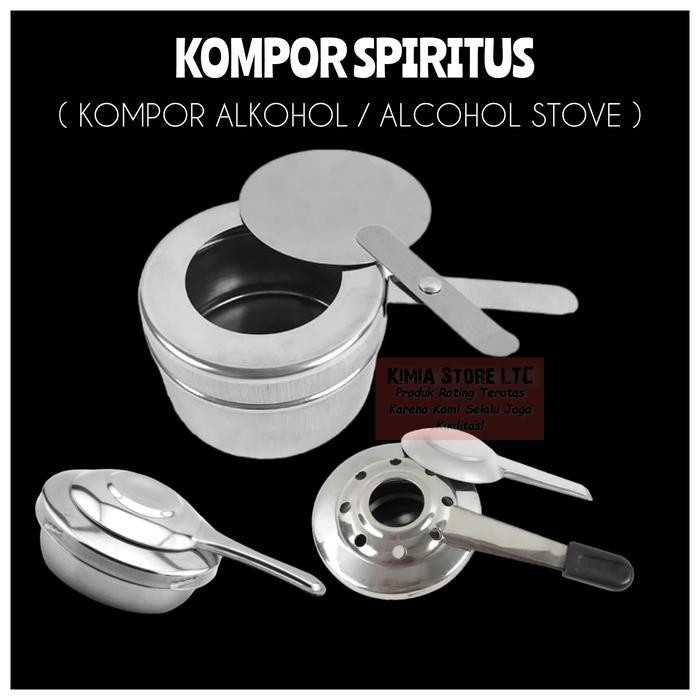 Gambar Kompor Portabel Mini / Kompor Spiritus Prasmanan / KOMPOR CAMPING - KS100 100ML dari Kimia Store LTC undefined Tokopedia