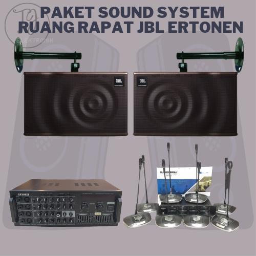 Jual Paket Sound System Ruang Rapat JBL Ertonen Untuk Zoom Meeting