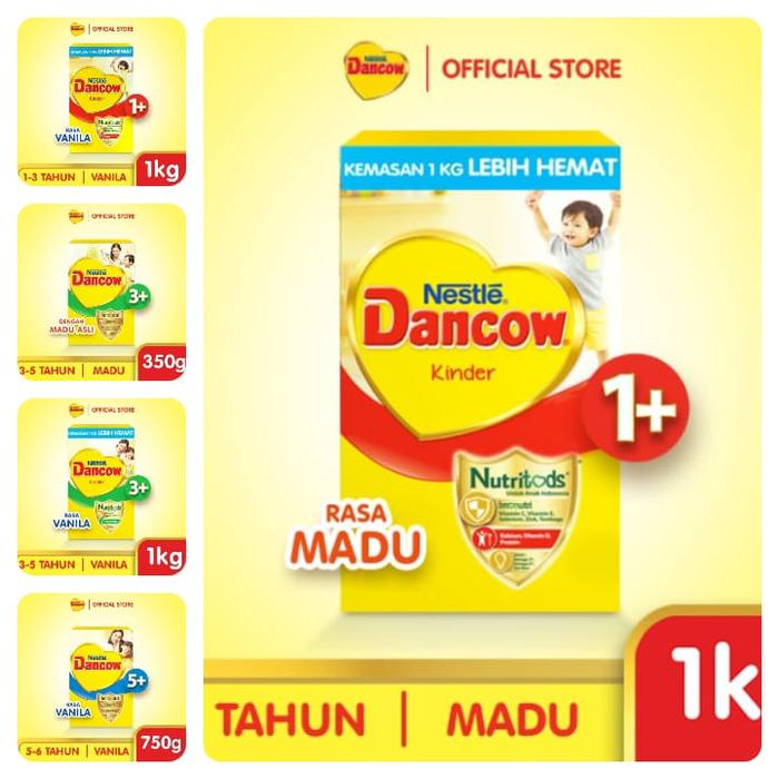 Gambar Dancow Susu Pertumbuhan 1+/ 3+/ 5+ 1000gr - 5+ Vanila 750gr dari Syafira baby shop_NEW undefined Tokopedia