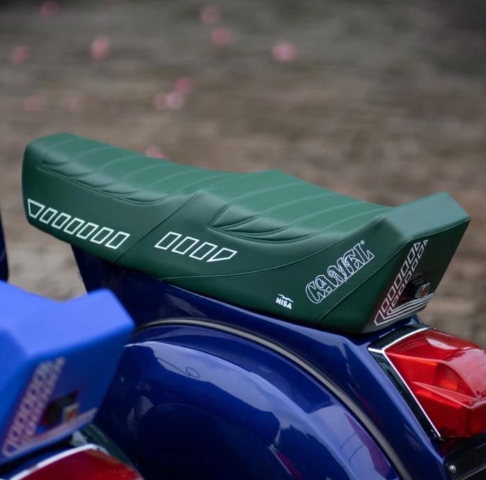Gambar SEAT JOK NISA CAMEL VESPA PX SERIES - Hijau dari Shd Scooter Bandung undefined Tokopedia