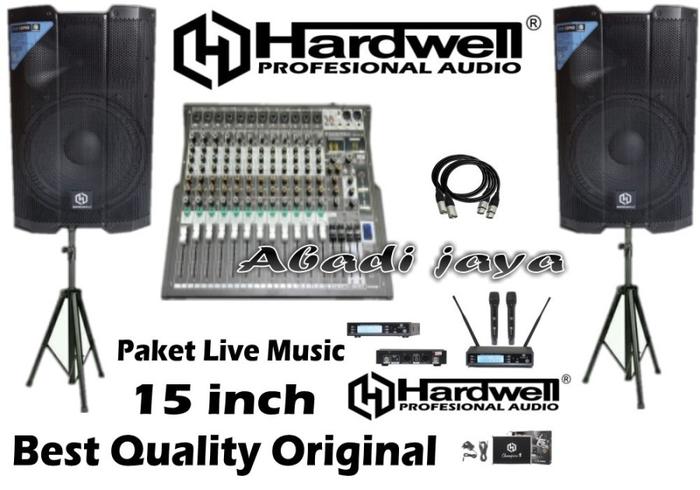 Gambar paket sound system 15 inch ashley act600pro ashley audiopro 8 original - paket 2 dari Abadijaya215 undefined Tokopedia