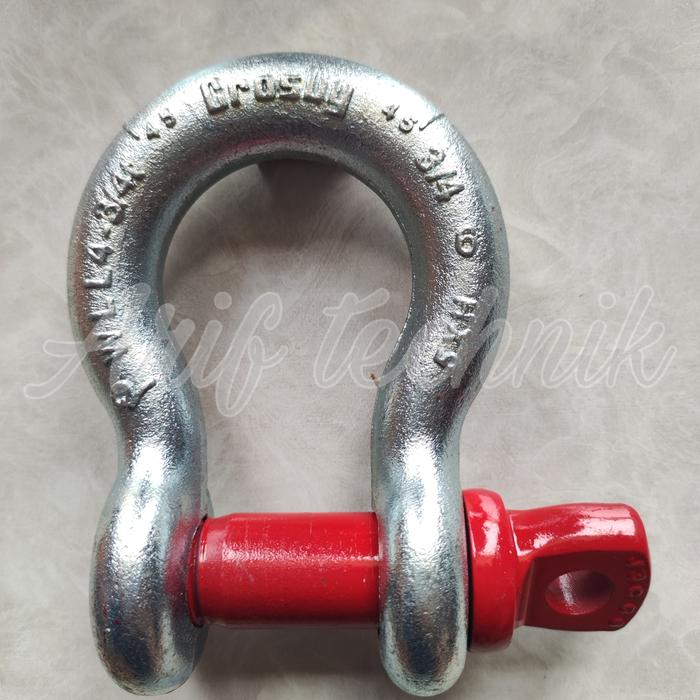 クロスビー シャックル ボルトナット・ストレート 4.75t G2150-19 期間限定 ポイント10倍 クロスビー シャックル ボルトナット・ストレート 4.75t (1個) 品番