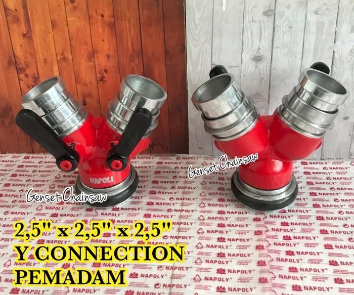 Jual Y Connection 2,5 x 2,5 x 2,5 Inch Hydrant 2 Handle Pemadam Fire ...