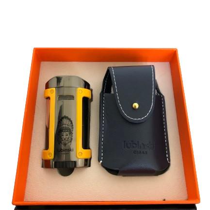 Gambar Straight Punch Windproof Lighter - Kuning dari cigar store new undefined Tokopedia