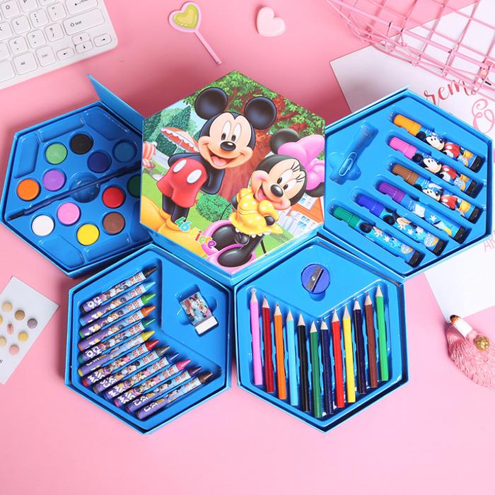 Gambar AVEN Krayon Warna Set Karakter 46 Pcs Crayon Oil Pastel Alat Mewarnai - MICKEY dari Aven Indonesia undefined Tokopedia