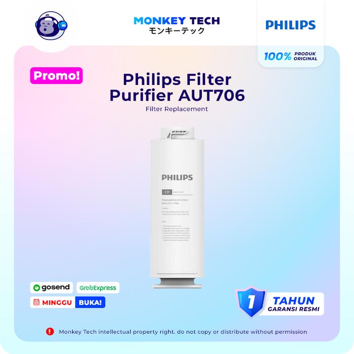 Gambar Philips AUT2015 Tap Water Purifier Machine RO Filter Filtration System - AUT706(Filter) dari SATO Indonesia undefined Tokopedia