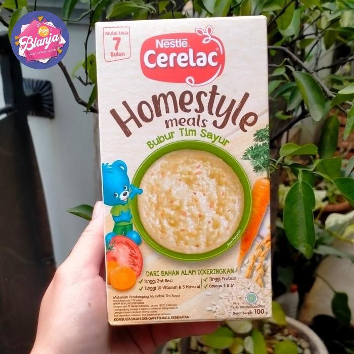 Gambar Nestle Cerelac Homestyle Bubur Tim Sayur 100gr dari Ayo Blanja_NEW undefined Tokopedia