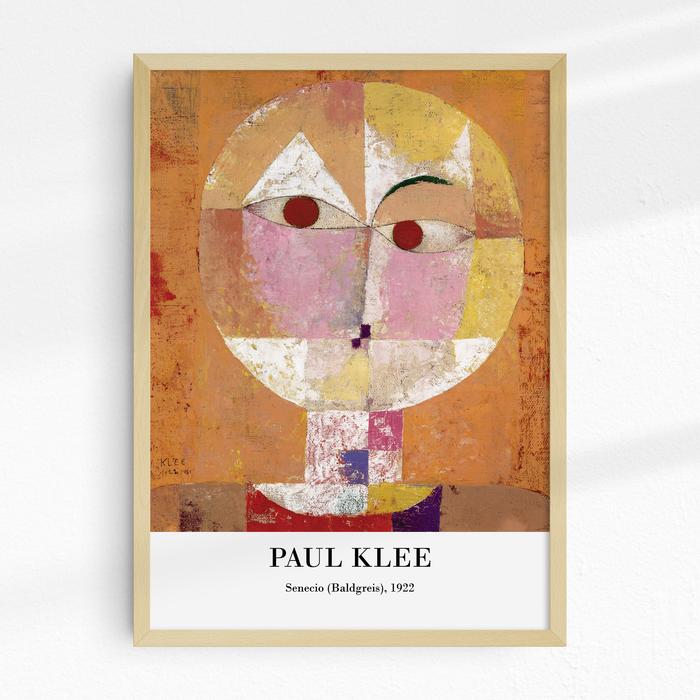 Gambar Paul Klee Wall Decor Aesthetic 30x40 Poster Hiasan Dinding - PAUL3, Frame Natural dari Palettopia Studio undefined Tokopedia