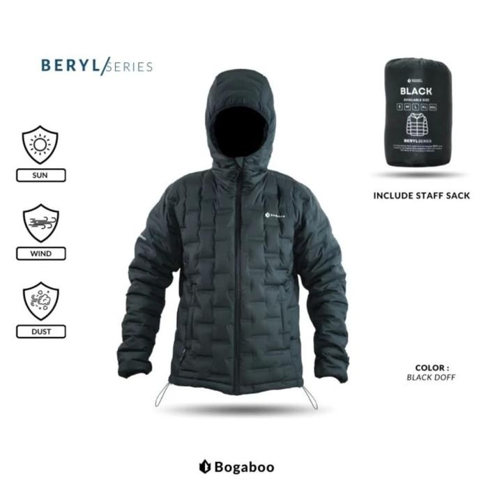 Gambar JAKET GOOSE DOWN ULTRALIGHT POCKETABLE BULU ANGSA HIKING GUNUNG FP 800 - beryl hitam, XL dari KRISKA LEO SHOP undefined Tokopedia