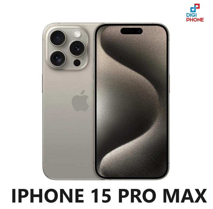 Gambar iPhone 15 Pro Max (Garansi Resmi Apple Indonesia) - 256 gb, Black Titanium dari Digiphone undefined Tokopedia