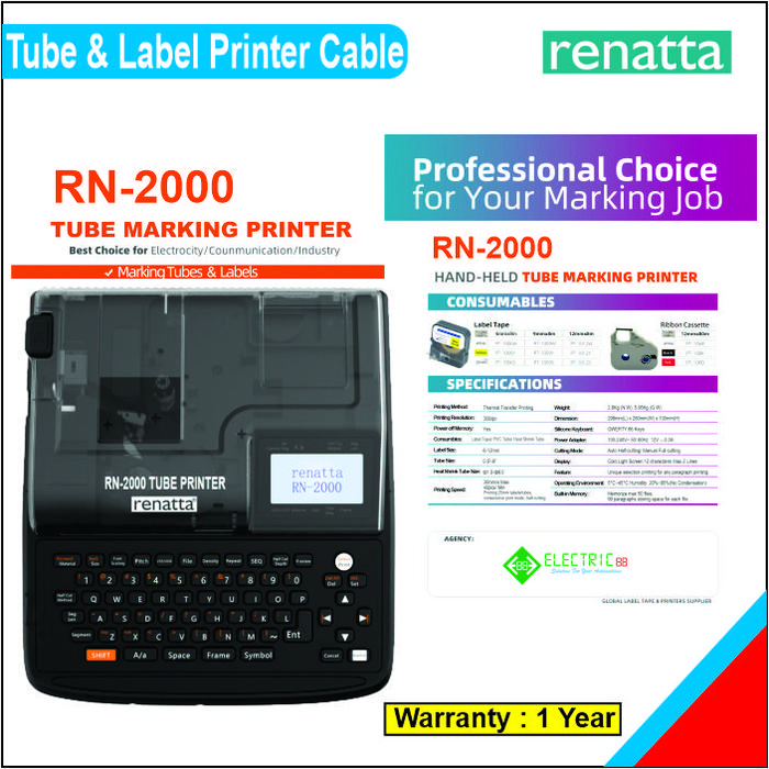 Jual Marker Tube & Label Printer renatta RN-2000 - Kota Tangerang ...