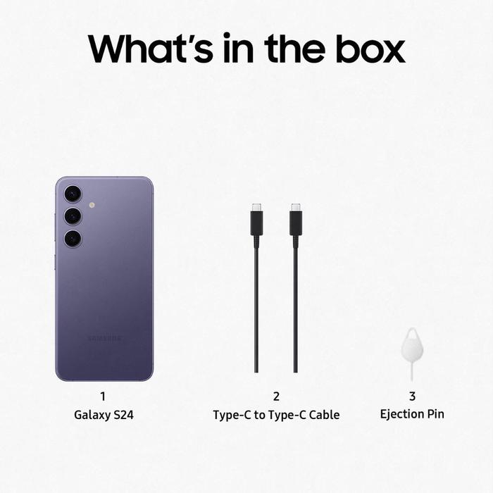 Gambar Samsung Galaxy S24+ Plus 12/256GB | 12/512GB Garansi Resmi - Violet, 12/256 GB dari MUMfone undefined Tokopedia