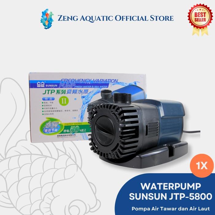 Gambar Sunsun Sun Sun JTP5800 JTP 5800 38 W Pompa Kolam Koi Hemat Listrik - JTP5800PRO dari Zeng Aquatic Indonesia undefined Tokopedia
