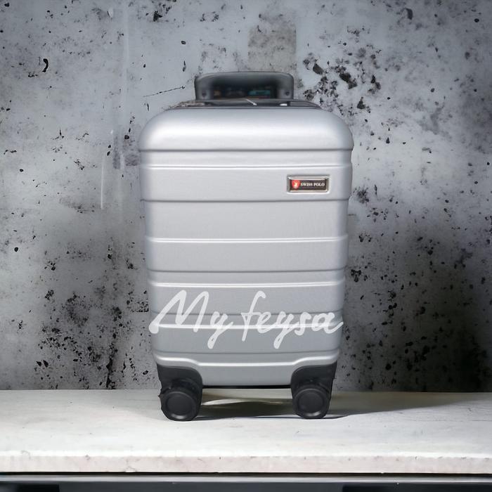 Gambar Koper 16 Inch swiss Koper Premium Mungil Koper Kecil koper umroh koper traveling - silver dari Koper Fina undefined Tokopedia