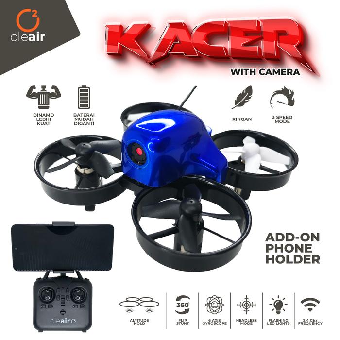 Gambar Drone KACER Flip stunt Mini Racing DRONE Quadcopter Headless - KACER+KAMERA dari Merangkai0 undefined Tokopedia