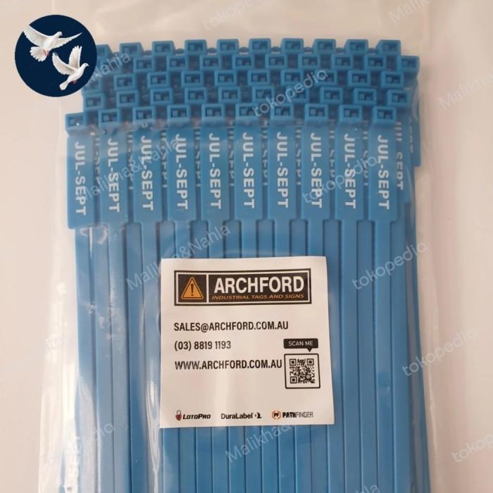 Gambar 175mm NEXT INSP DUE Inspection Tag Rigging Lifting Safety Tags - Biru dari Malikha&Nahla undefined Tokopedia