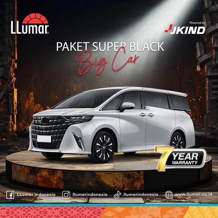 Gambar PAKET KACA FILM LLUMAR - SUPER BLACK - LARGE CAR dari LLumar Indonesia undefined Tokopedia