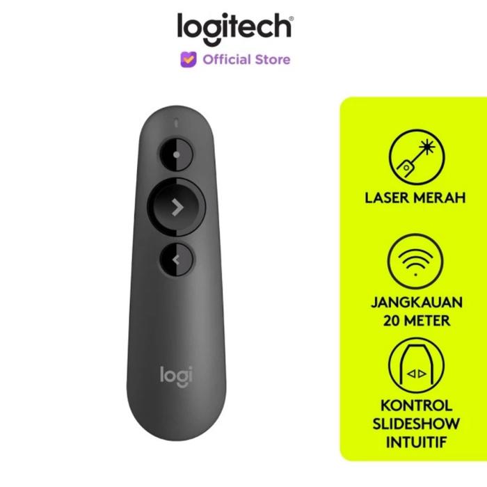 Gambar Logitech R500 R 500 Laser Presentation Remote - Graphite, R500S dari Click & Go Tokopedia undefined Tokopedia