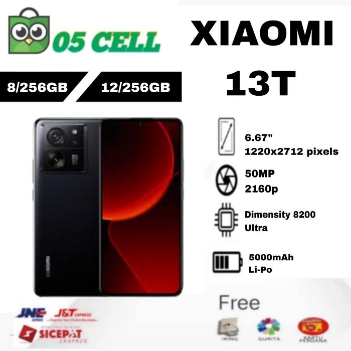 Gambar XIAOMI 13T RAM 12GB DAM INTERNAL 256GB GARANSI RESMI INDONESIA - Hitam, 12/256GB dari 05Cell undefined Tokopedia
