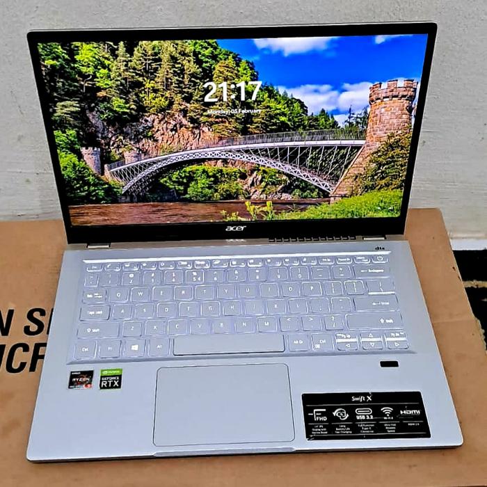 Gambar Laptop Gaming Slim Acer Swift X Ryzen 5-5600U Rtx 3050 Ram 16 SSD dari dayakastore undefined Tokopedia