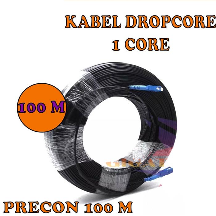 Gambar Kabel ftth dropcore precon fiber optik simplex single 1 core 50m 100 m - 100 METER dari Ciptawarna2000 Home Living undefined Tokopedia
