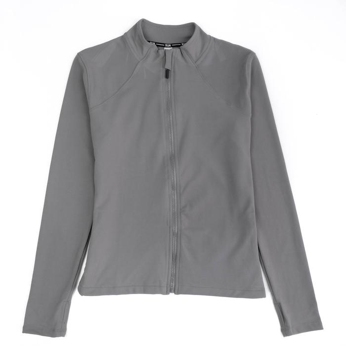 Gambar Jaket Olahraga Wanita Lumon Slim Fit Jacket Gym Zipper Yoga #CA44 - Abu-abu, L dari BrandedPlus_Store undefined Tokopedia