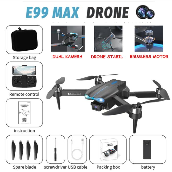 Gambar DRONE E99 MAX DUAL CAMERA MURAH - 1 Battery dari OEL-Electronic undefined Tokopedia