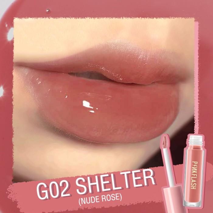Gambar Pinkflash Lasting Glossy Lipgloss PF-L02 - G02 dari el beaute undefined Tokopedia