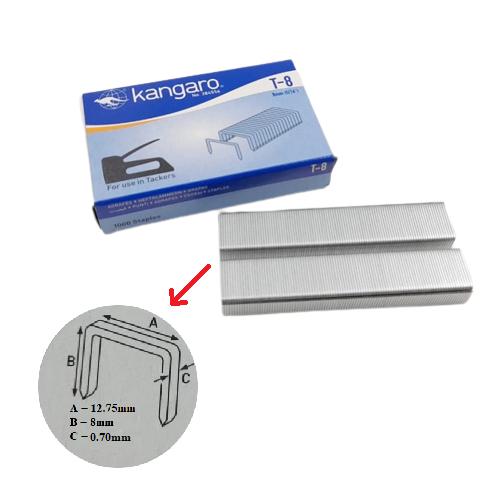 Gambar Isi Stapler Tembak T8 / Isi Staples Gun Tacker Kangaro - T8 Packing Box dari officeXpres undefined Tokopedia