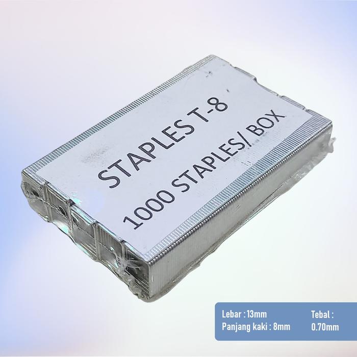 Gambar Isi Stapler Tembak T8 / Isi Staples Gun Tacker Kangaro - T8 Repack dari officeXpres undefined Tokopedia