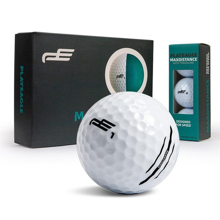 Gambar Bola Golf PLAYEAGLE MAXDISTANCE with TRACKLINE dari CAKRAKIRANA undefined Tokopedia