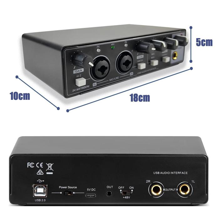 Gambar Ins Sound Card for Audio Recording Studio Sound Equipment USB Audio dari Cosmos Deepest undefined Tokopedia