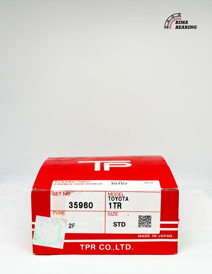 Gambar Piston Ring Innova Bensin 2004-2014 Fortuner Hilux 1TR 2.0 35960 TP JAPAN Seher Set ORI - STD dari Bima Bearings undefined Tokopedia