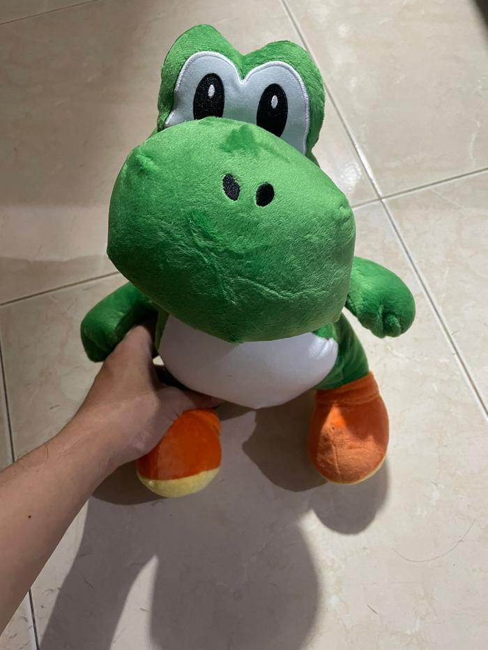 Gambar Boneka Yoshi 20cm Boneka Super Mario Bros New - 30cm TANPA TAG dari DKBSHOP undefined Tokopedia