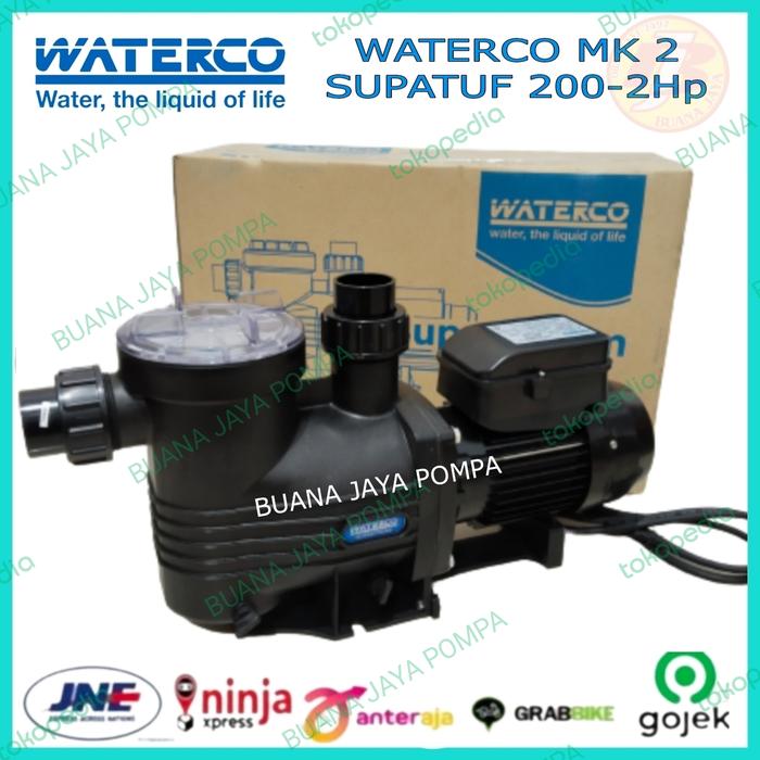 Jual POMPA AIR KOLAM RENANG WATERCO MK2 SUPATUF 200 2Hp Swiming Pool ...