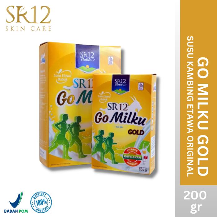 Gambar SR12 Go Milku Gold 200gr & 600gr Membantu Mengurangi Nyeri Persendian - 200gr dari SR12 Skin Sane undefined Tokopedia