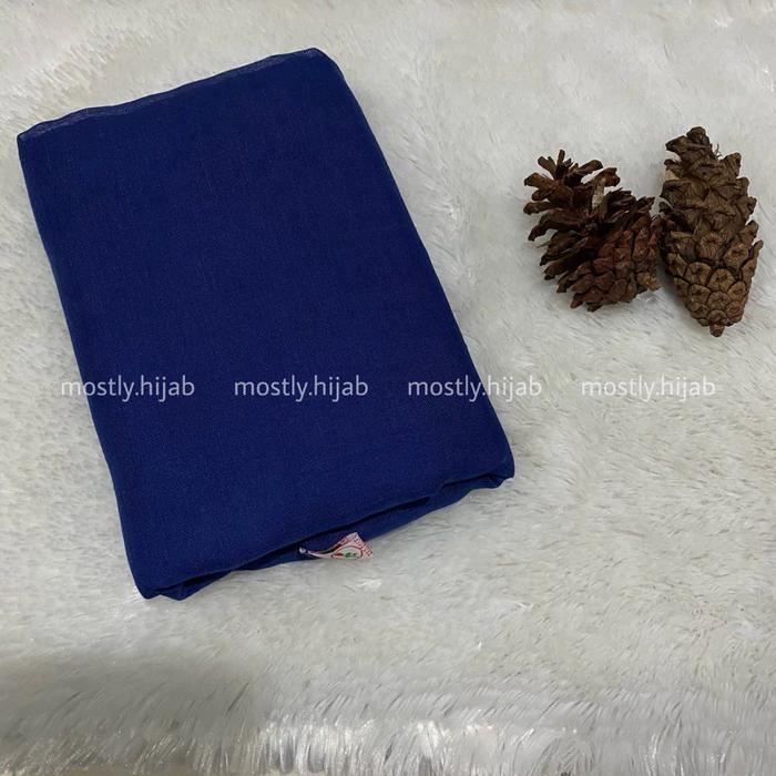 Gambar Part 4 KERUDUNG SEGI EMPAT PARIS JADUL VARISHA/REDROSE/BB - Soft Navy dari Mostly Hijab Square undefined Tokopedia