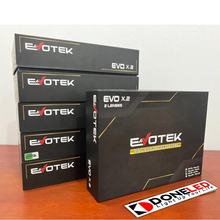 Gambar EVOTEX X2 MINILASER PROJECTOR LENS DOBLE LENS POWER LED 2 X 45 W - Kuning-Kuning dari Done LED undefined Tokopedia