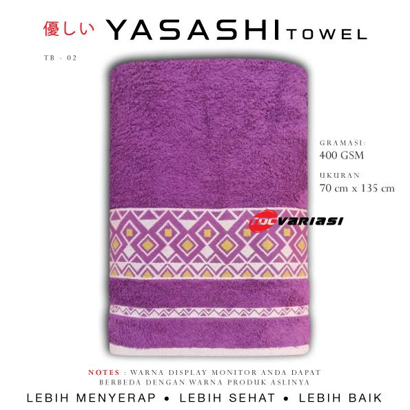 Gambar Handuk Mandi Premium Super Katun Ukuran lebar Besar - Yasashi TB 02 dari TDC Variasi undefined Tokopedia