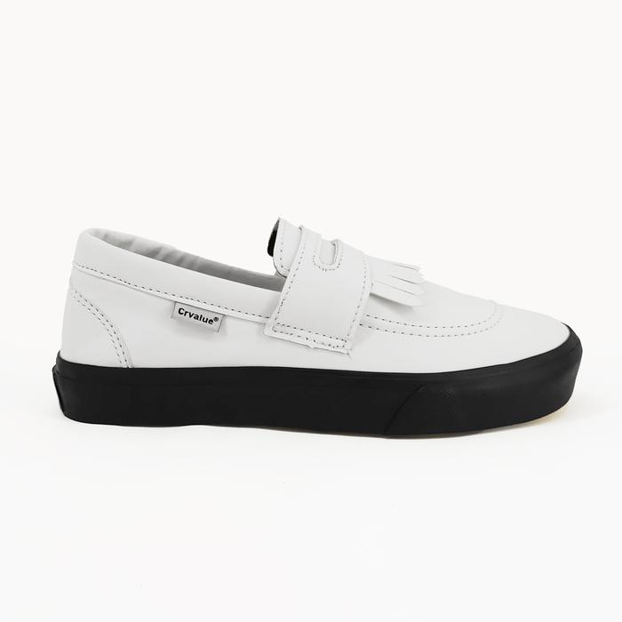Gambar CORVALUE - Sepatu Slip-on Unisex Pria Wanita ONIMARU black white - Onimaru BW, 36 dari CorvalueFootwear undefined Tokopedia