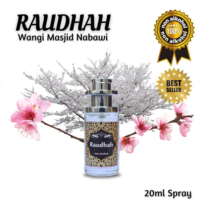 Gambar Parfum Raudhah Minyak Wangi Khas Masjid Nabawi Non Alkohol - 20 ML dari white online shop undefined Tokopedia