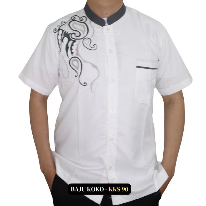 Gambar Baju Koko Gaul Katun Krem KKS 07 - KKS 90, L dari Gudang Fashion Id undefined Tokopedia