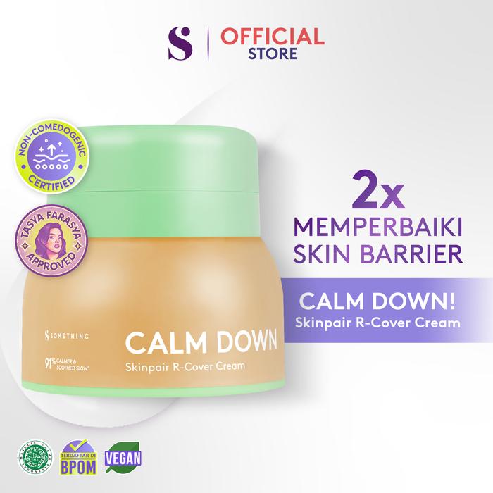 Gambar [DT] SOMETHINC Calm Down! Skinpair R-Cover Cream - 50ml dari Somethinc undefined Tokopedia