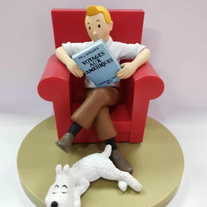 Gambar Ptr The Adventure Of Tintin Action Figure - Tin Tin Sofa Tctchaha dari tctchaha undefined Tokopedia