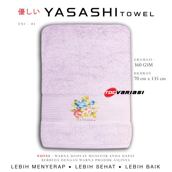 Gambar Handuk Mandi Super Katun Lebar Dewasa Premium - Yasashi ENC 01 dari TDC Variasi undefined Tokopedia