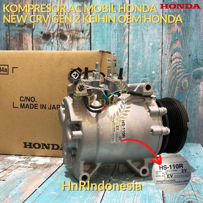 Gambar Kompresor AC Mobil Honda New CRV Gen 2 Keihin COMPRESSOR OEM QUALITY - OEM HONDA dari HnR.indonesia undefined Tokopedia