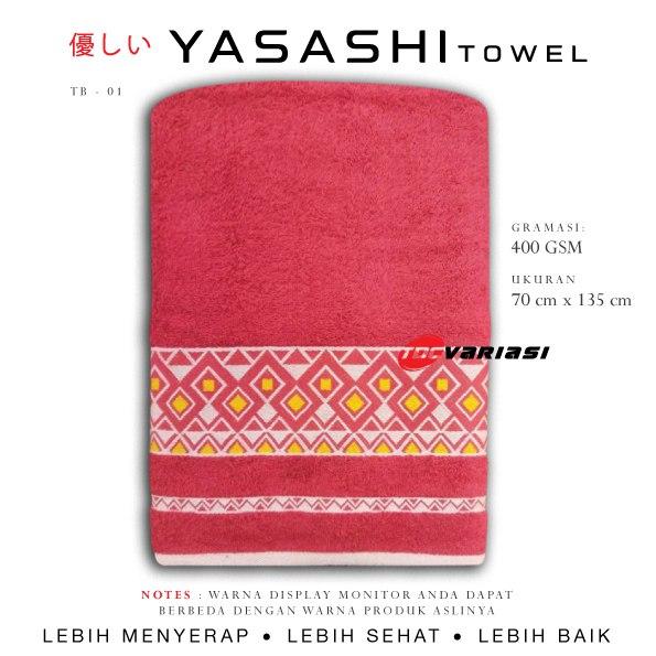 Gambar Handuk Mandi Premium Super Katun Ukuran lebar Besar - Yasashi TB 01 dari TDC Variasi undefined Tokopedia