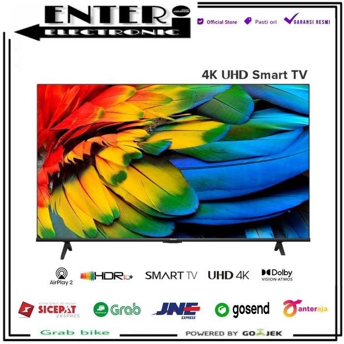 Gambar HISENSE SMART TV 50 55 INCH UHD 4K DOLBY VISION BEZELLESS 50E6H 55E6H - New 55" 55E6K dari Enter Electronic Kota Tangerang Selatan Tokopedia
