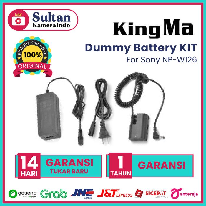 Gambar Kingma Dummy Battery Kit NP-W126 Indoor with AC Adapter Fujifilm dari Sultan Kameraindo undefined Tokopedia