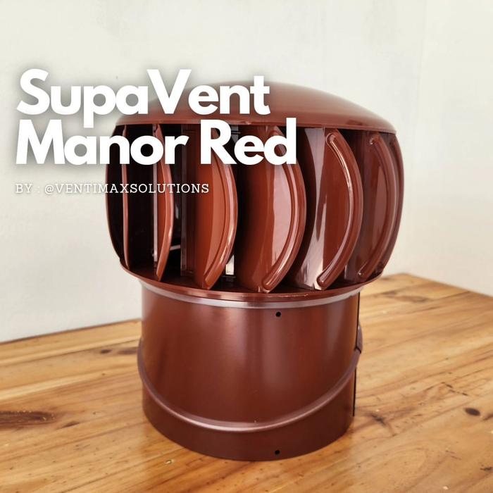 Gambar SupaVent Wind Driven Ventilation |Turbine Ventilator Pendingin Ruangan - Manor Red dari Venti Max Solutions ID undefined Tokopedia